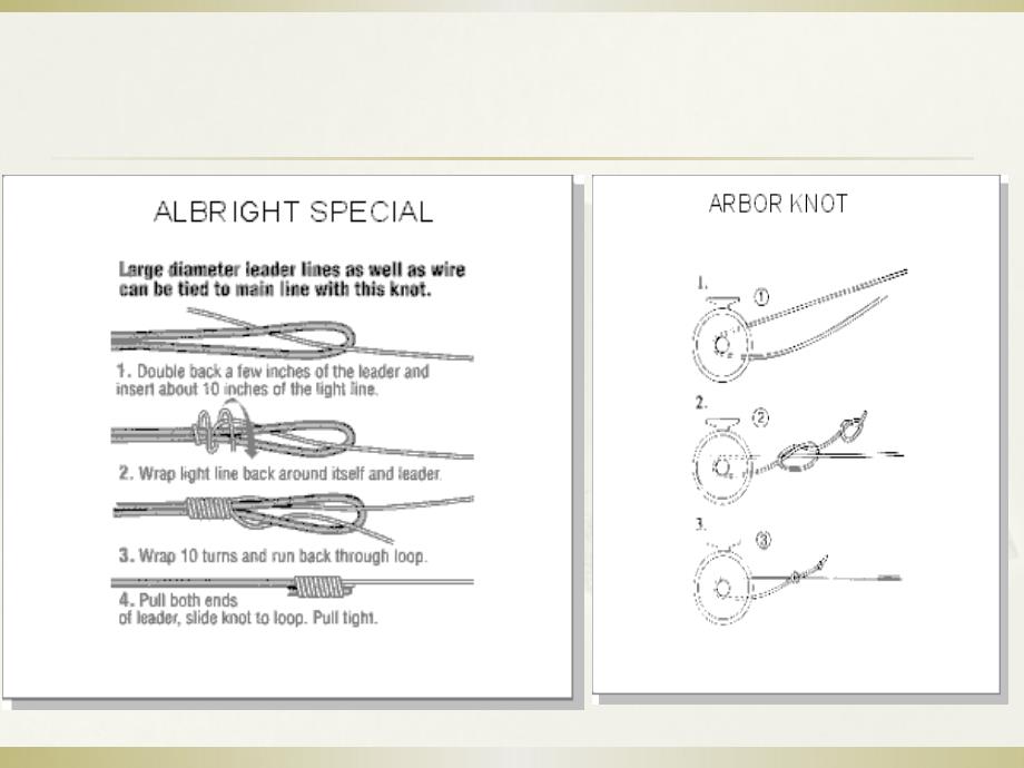 最全的各种鱼线鱼钩的绑法和子线路亚连接线法_第4页