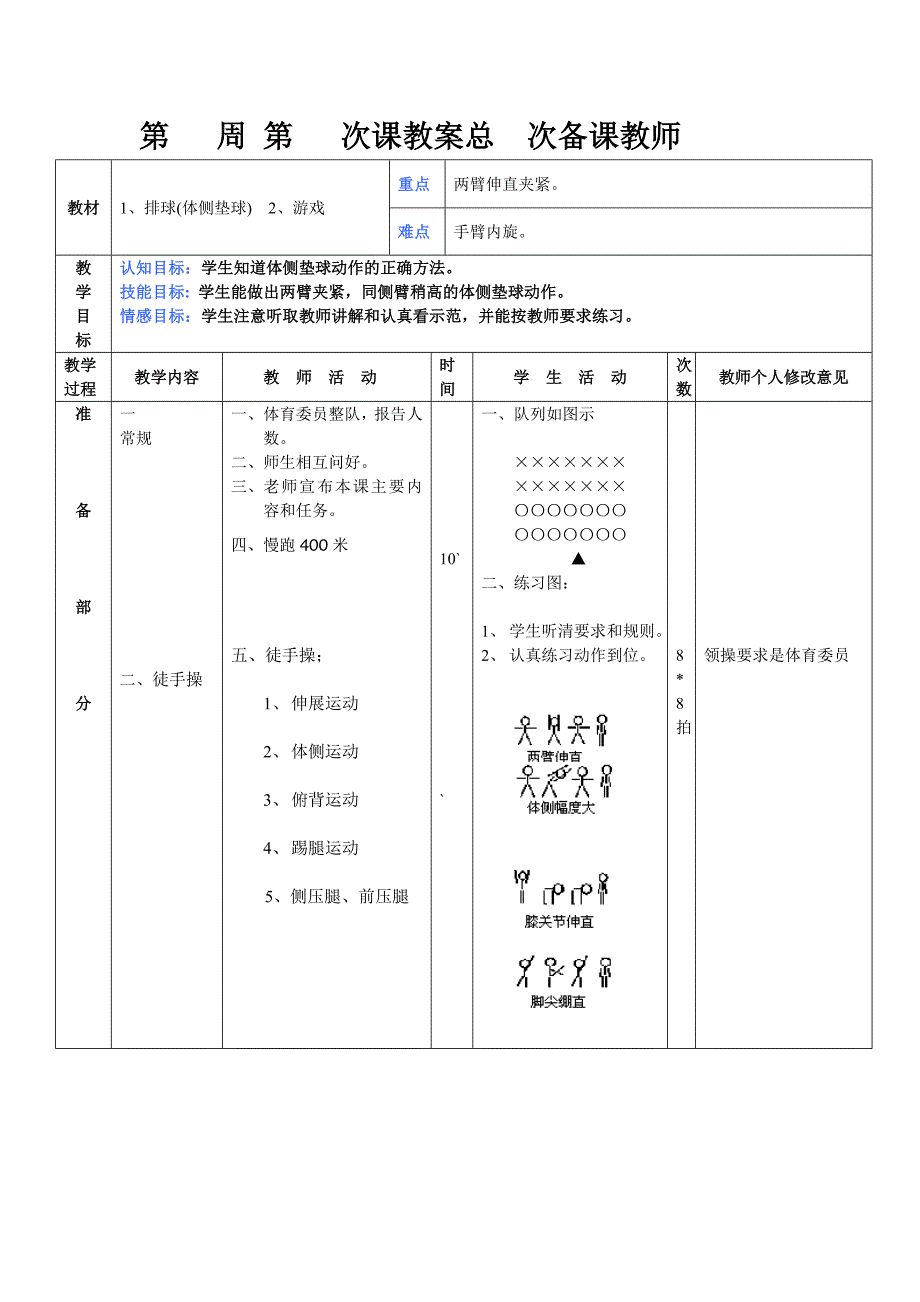 体育排球  体育优秀教学设计教案实录精选_第1页