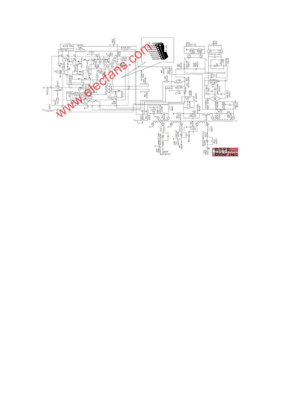 null飞利浦21B8电路图_第3页