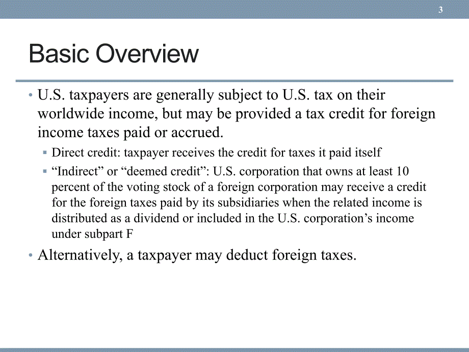 The Future of the Foreign Tax Credit - Steptoe   Johnson_第3页
