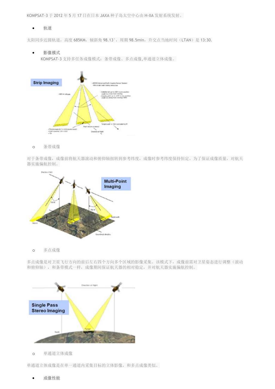 kompsat-2卫星kompsat-3卫星kompsat-3A卫星详细参数_第3页