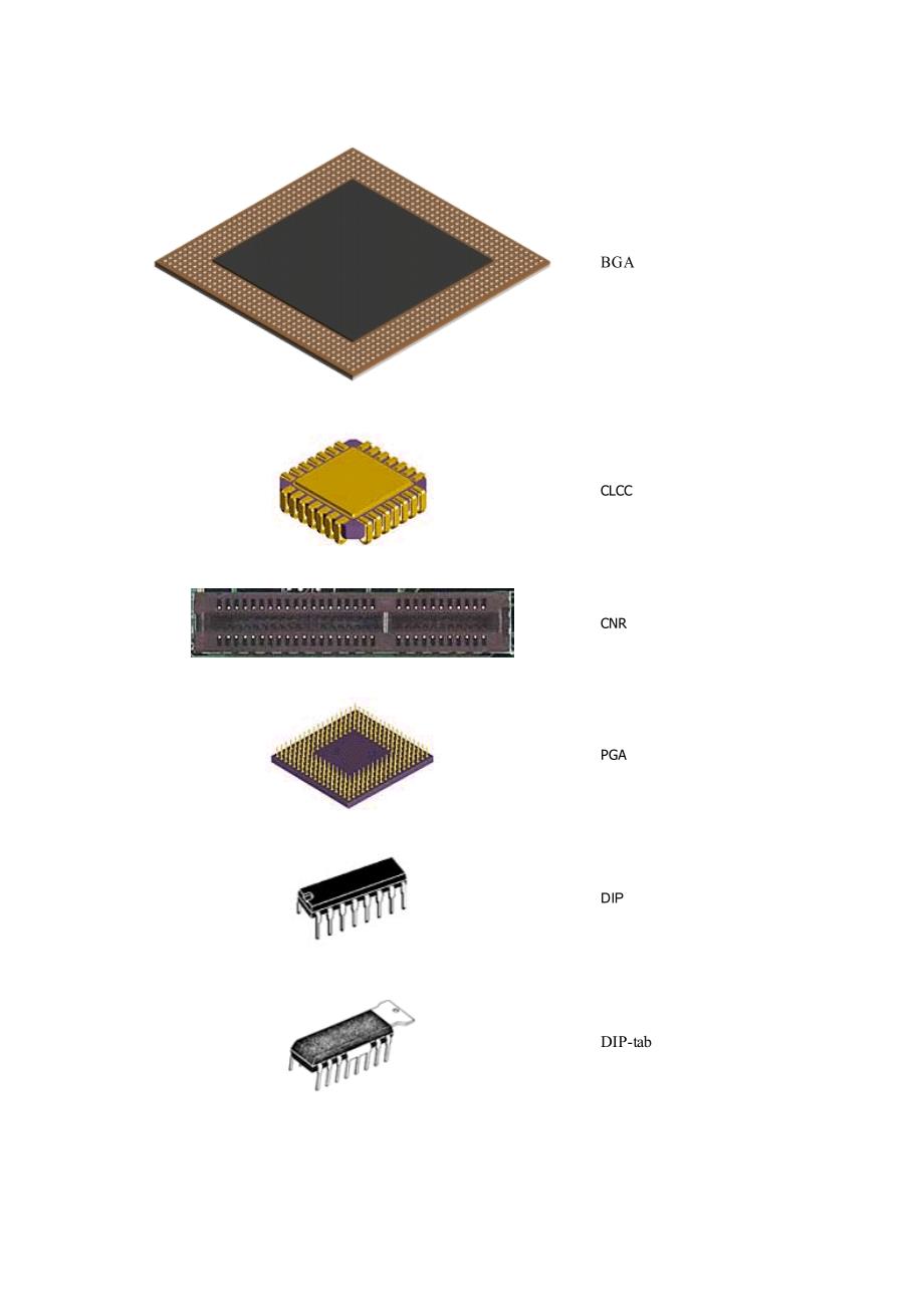 电子芯片封装英文缩写及实物图说明_第3页