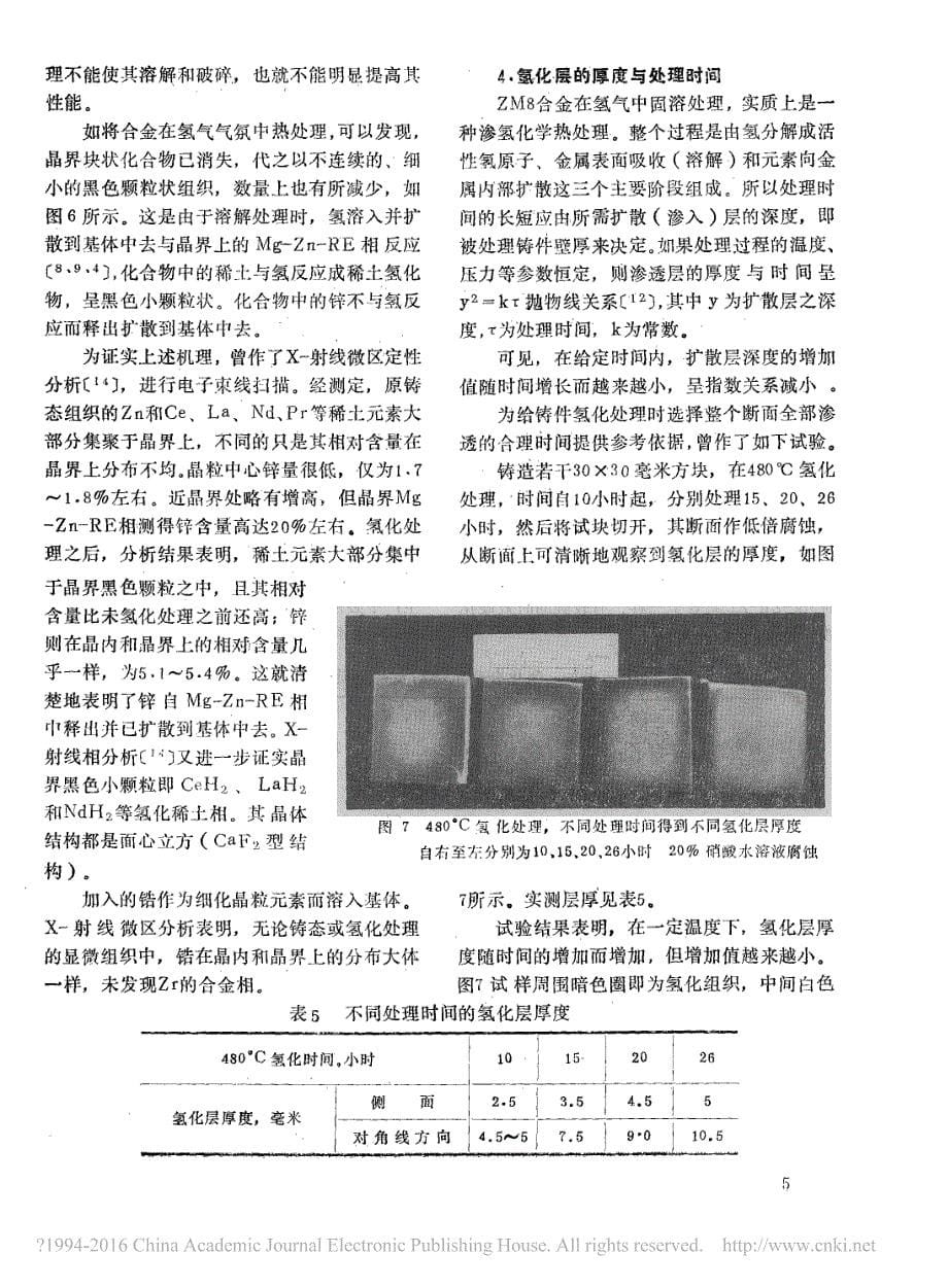 氢化处理ZM8高强度铸造镁合金_赵志远_第5页