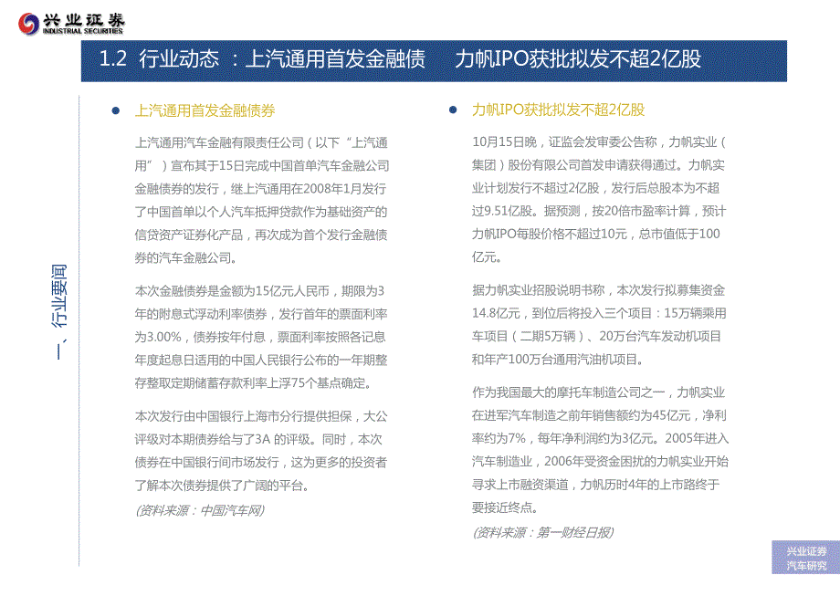 兴业汽车行业研究报告_第4页