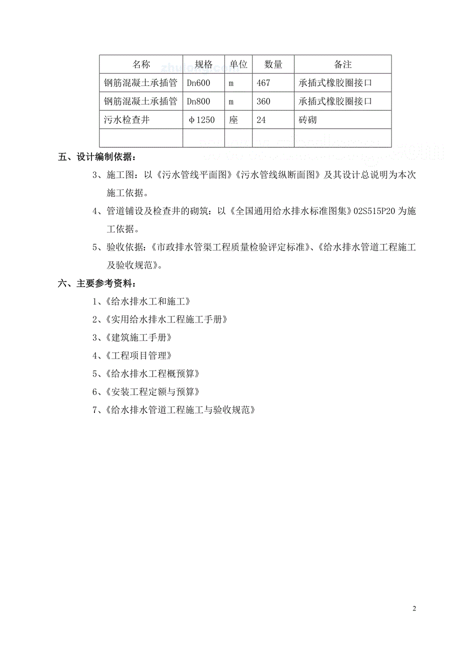 老城区污水管道改造施工_第2页