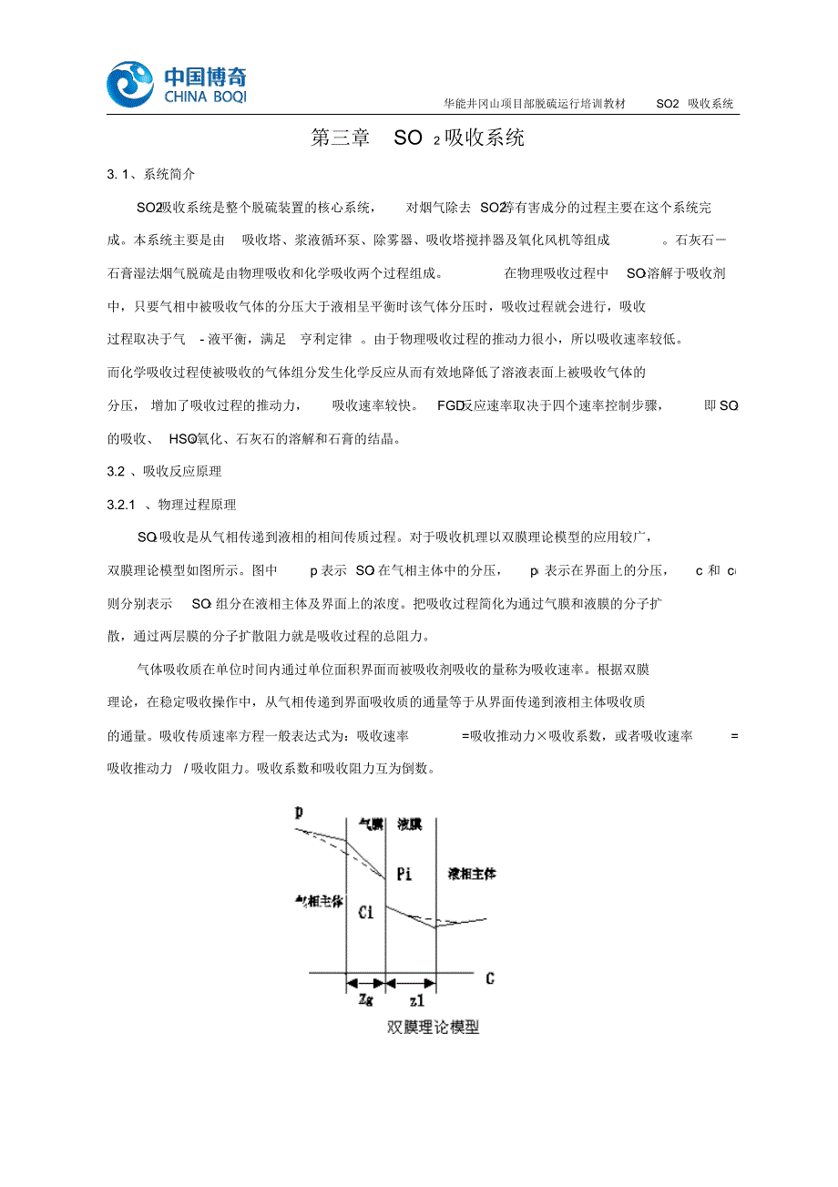 脱硫吸收塔SO2吸收系统_第1页