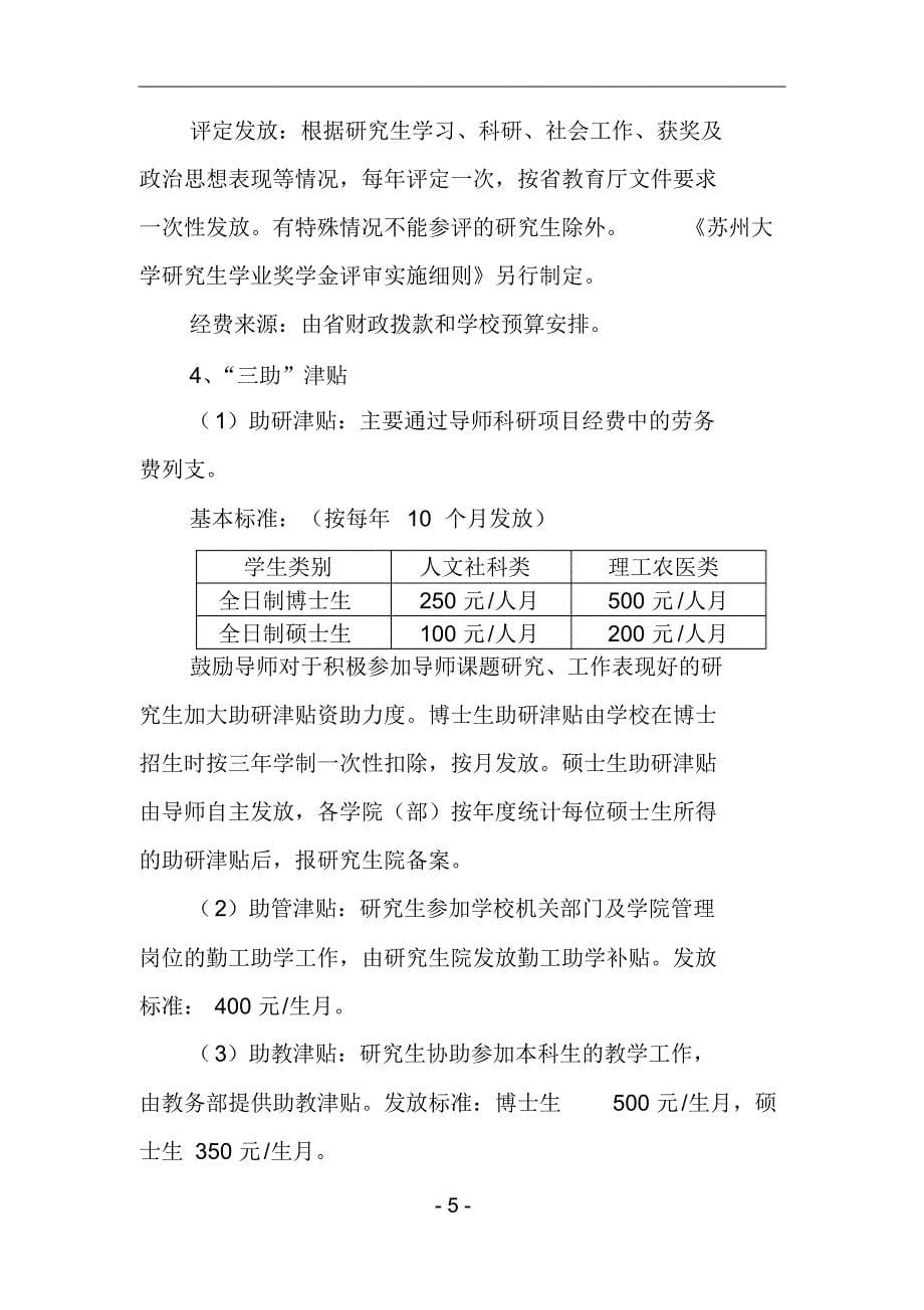 苏州大学奖助学金管理条例(试行)_第5页