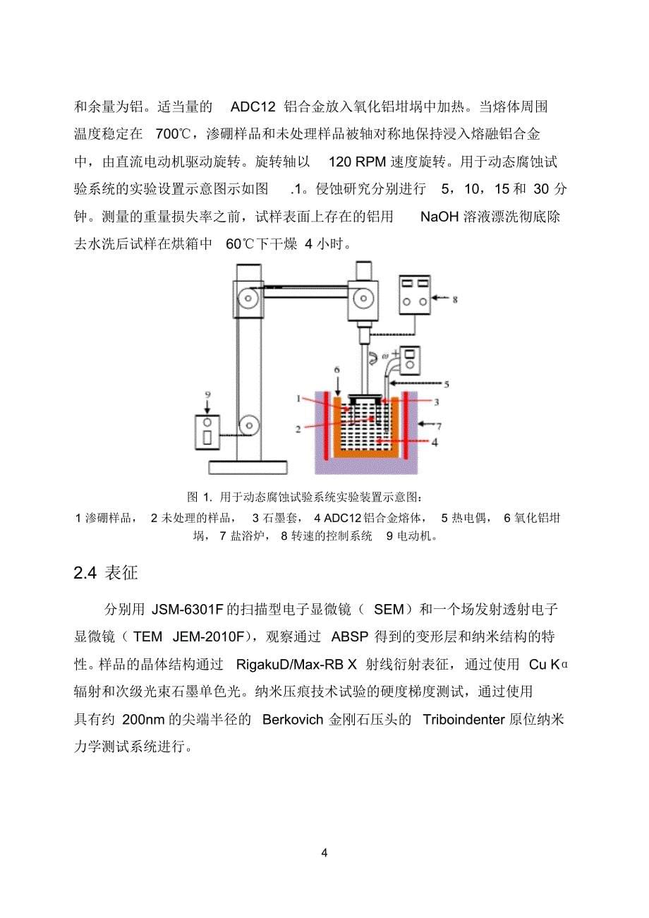 奥氏体不锈钢表面纳米化处理后渗硼_第5页