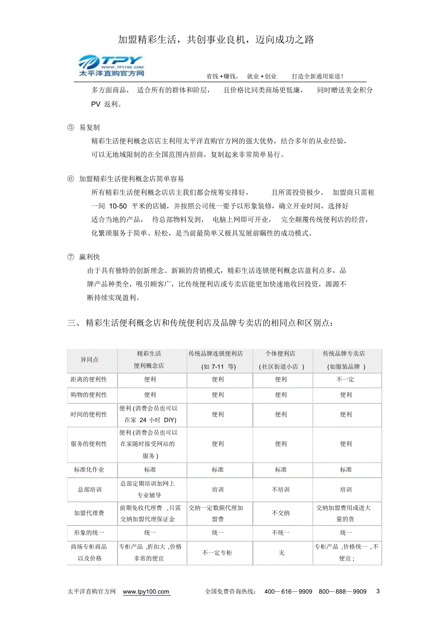 精彩生活便利概念店加盟代理方案_第3页