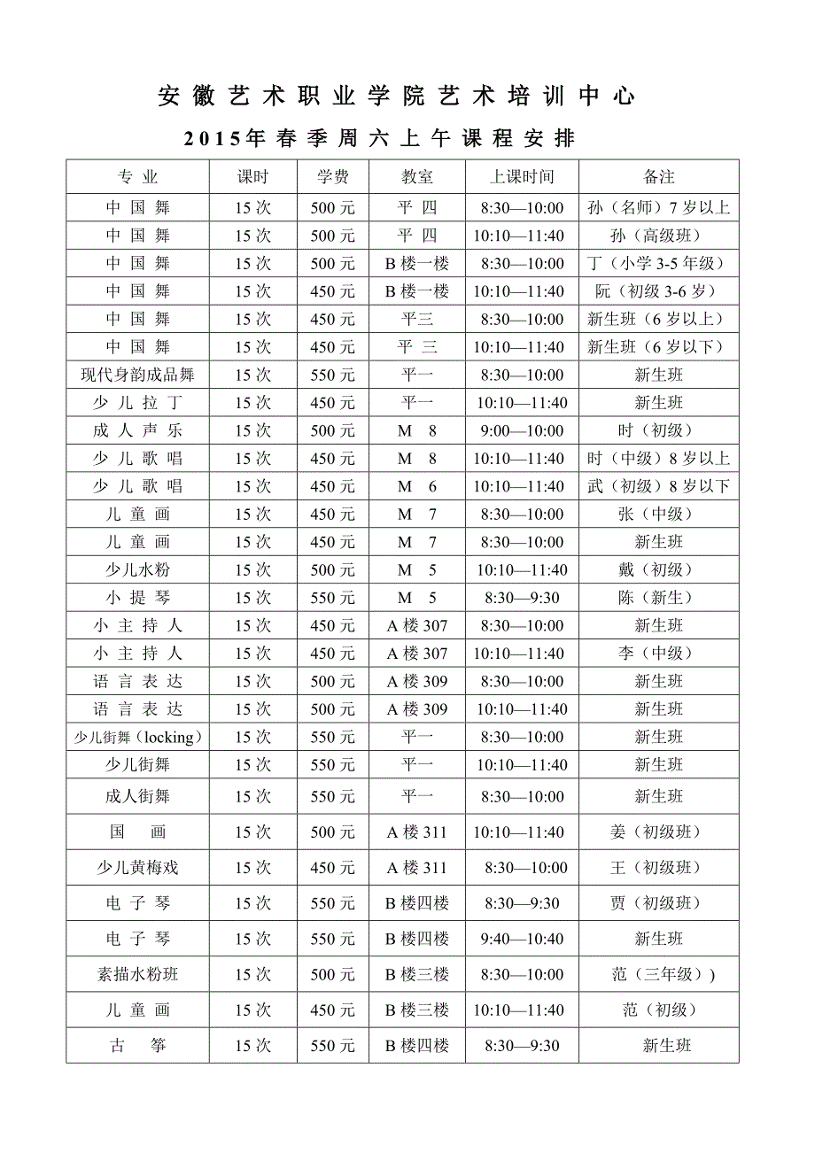 安徽艺术职业学院艺术培训中心_第1页