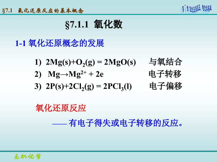 大学无机化学-第七章 氧化还原反应 电化学基础 课件_第3页