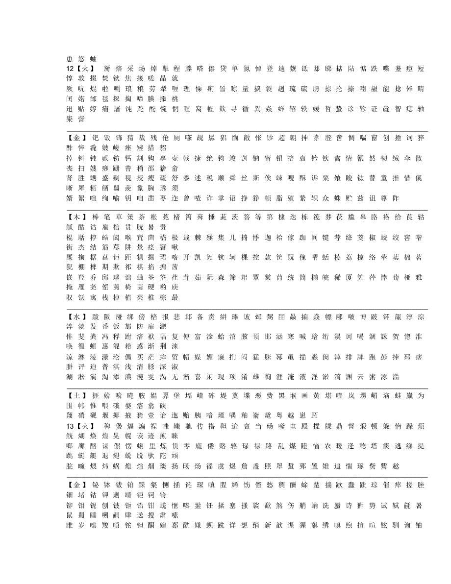 康熙字典(繁体字)笔画_第5页