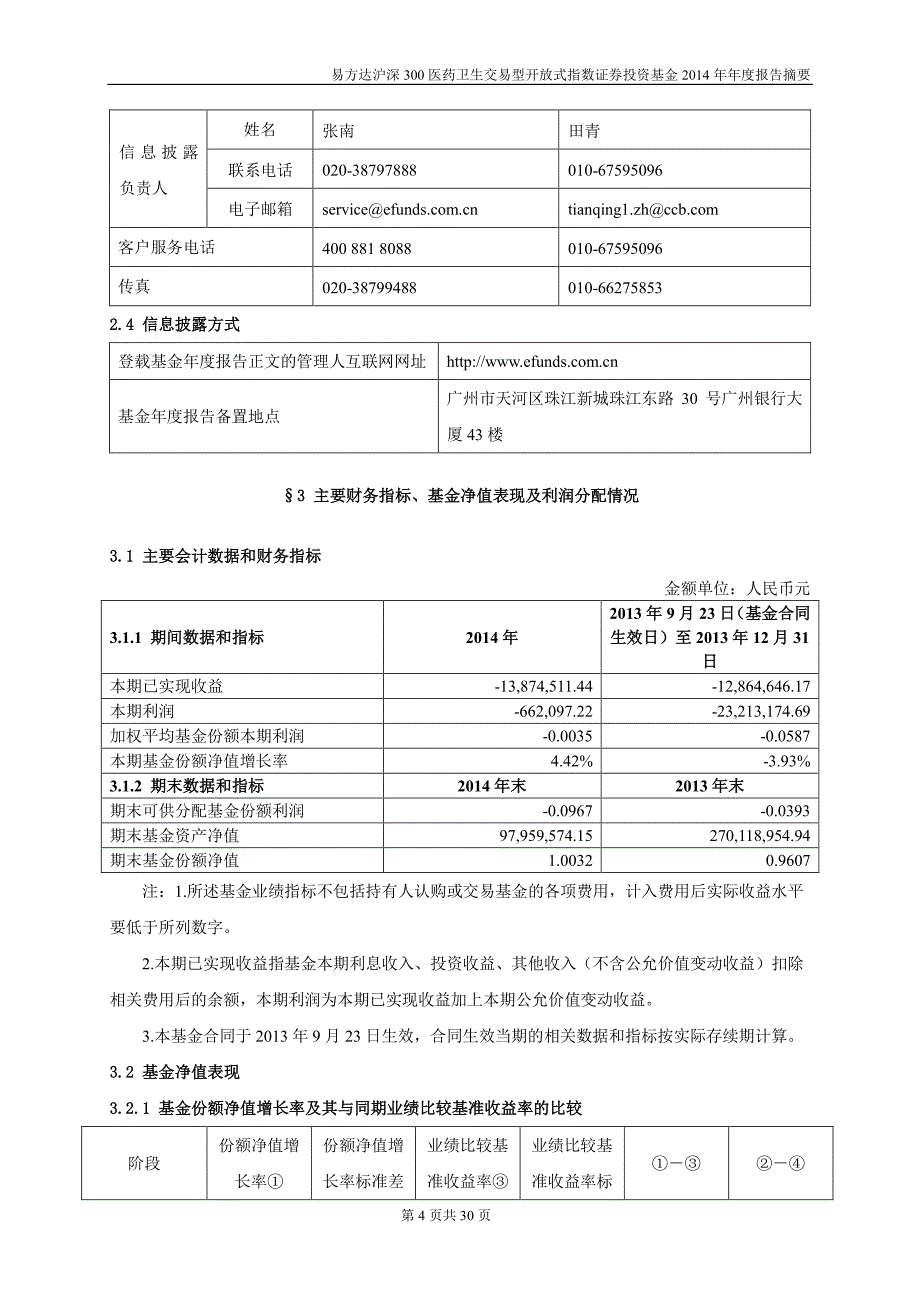 易方达沪深300医药卫生交易型开放式指数证_第4页