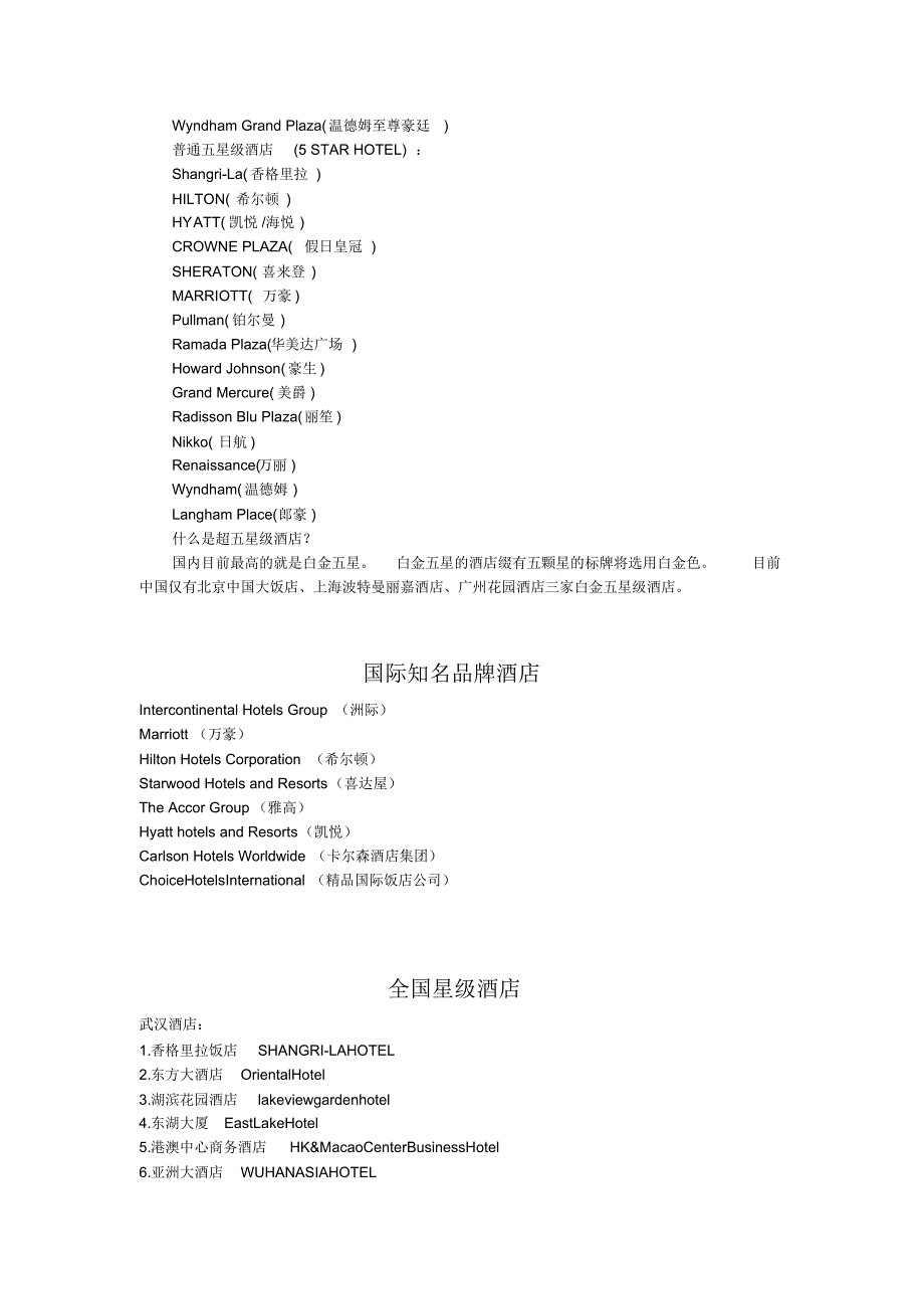 知名酒店--中英版_第2页