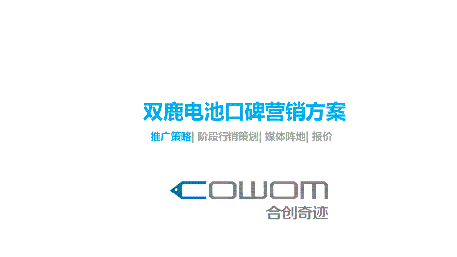 双鹿EPR推广方案--非常漂亮_第1页