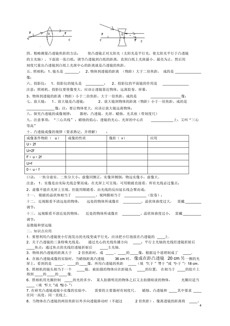 第五章透镜及其应用(名师精品)_第4页