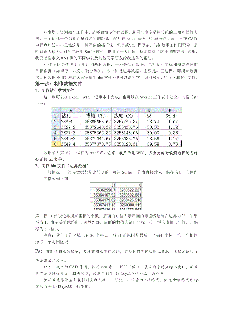 Surfer做等值线图_第1页