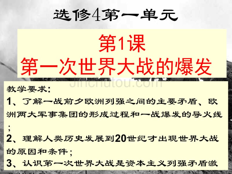 80修3第一单元：第一次世界大战的爆发_第5页