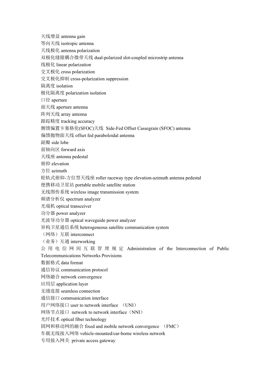 Glossary of Satellite Technology 卫星技术词汇总结_第1页