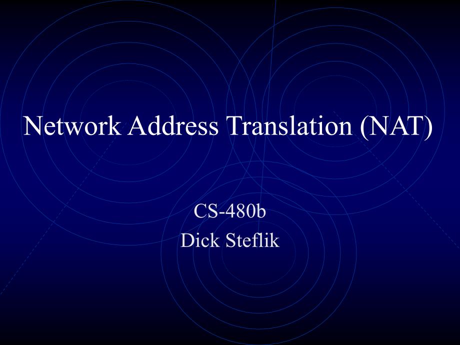 NetworkAddressTranslation(NAT)_第1页