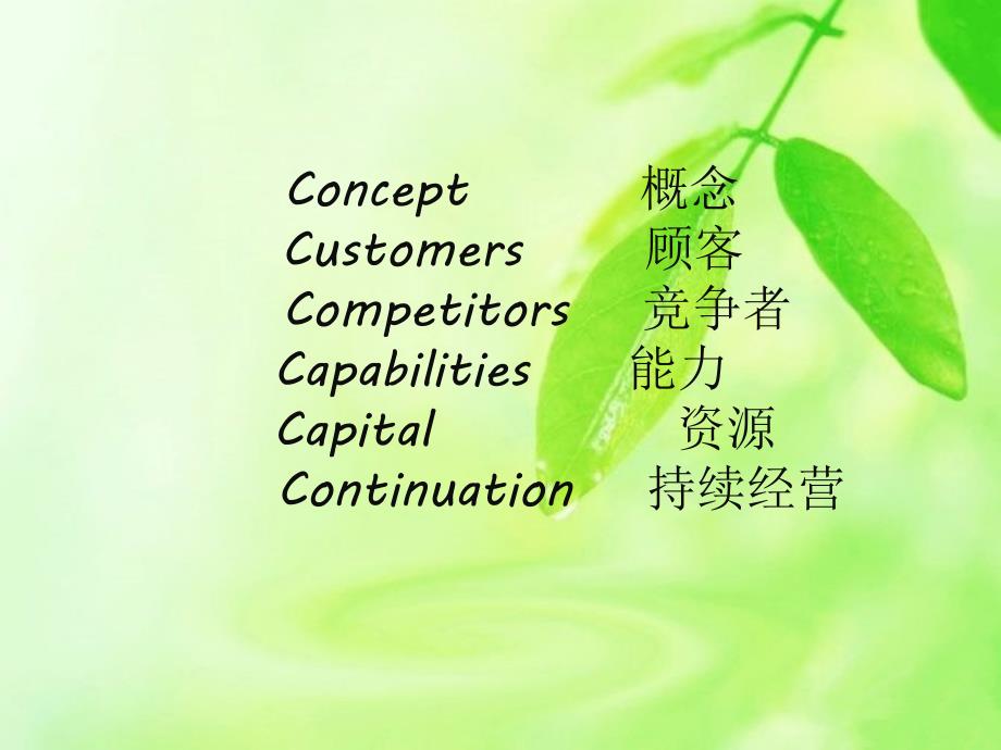 Concept概念Customers顾客Competitors竞争者_第2页