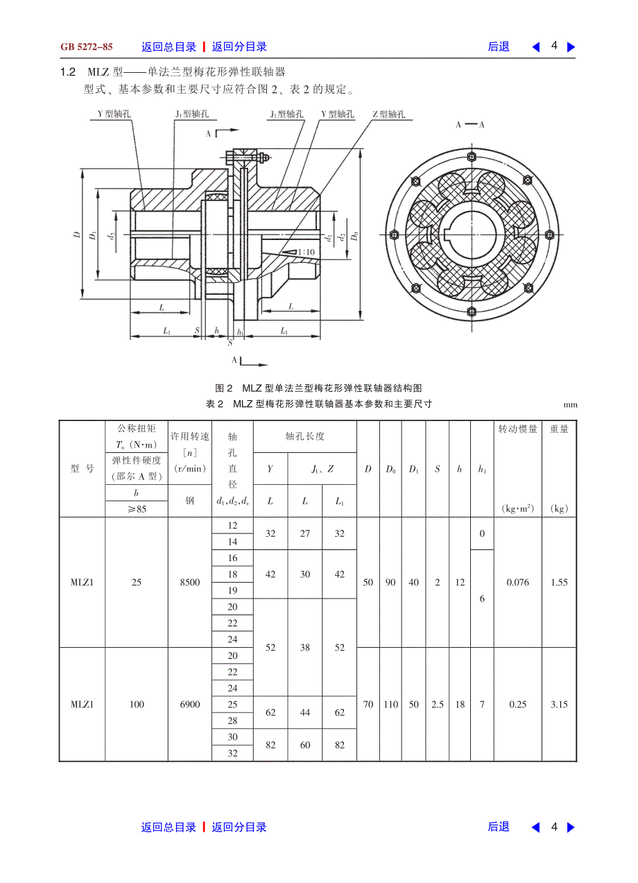 梅花形弹性联轴器_第4页