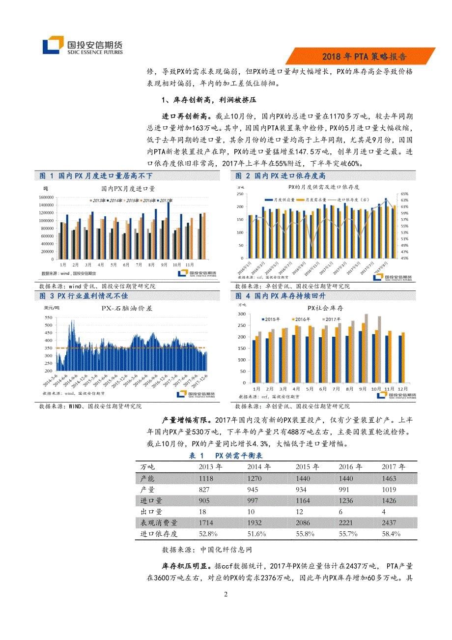 2018年PTA策略报告：新产能暂缓释放，PTA或迎小阳春_第5页