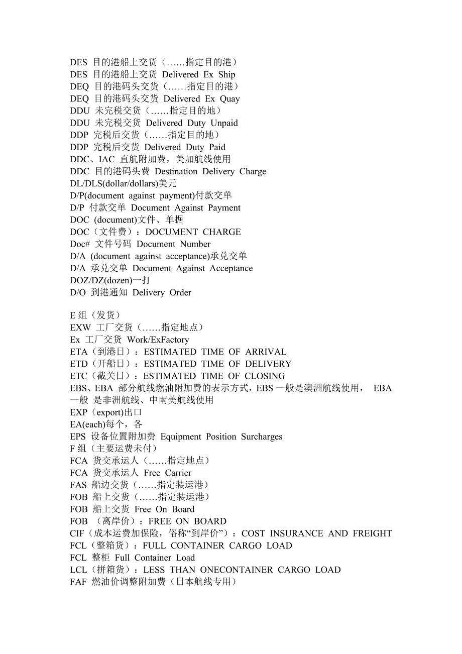 Novobabel国贸术语中英对照表_第2页