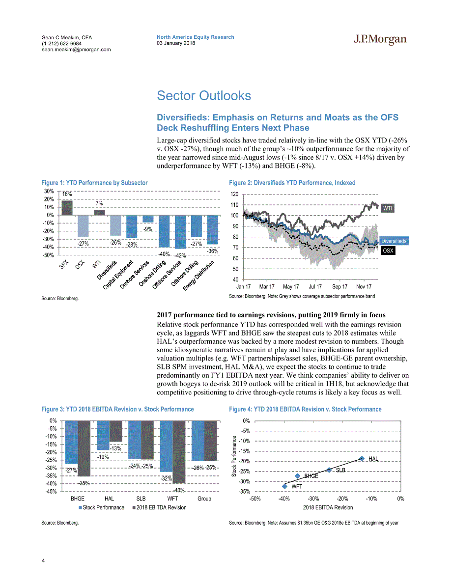 J.P. 摩根-美股-石油服务与设备行业-美国油服与设备2018年子部门展望_第4页