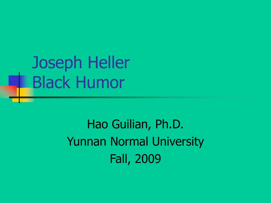 Joseph Heller Black Humor_第1页