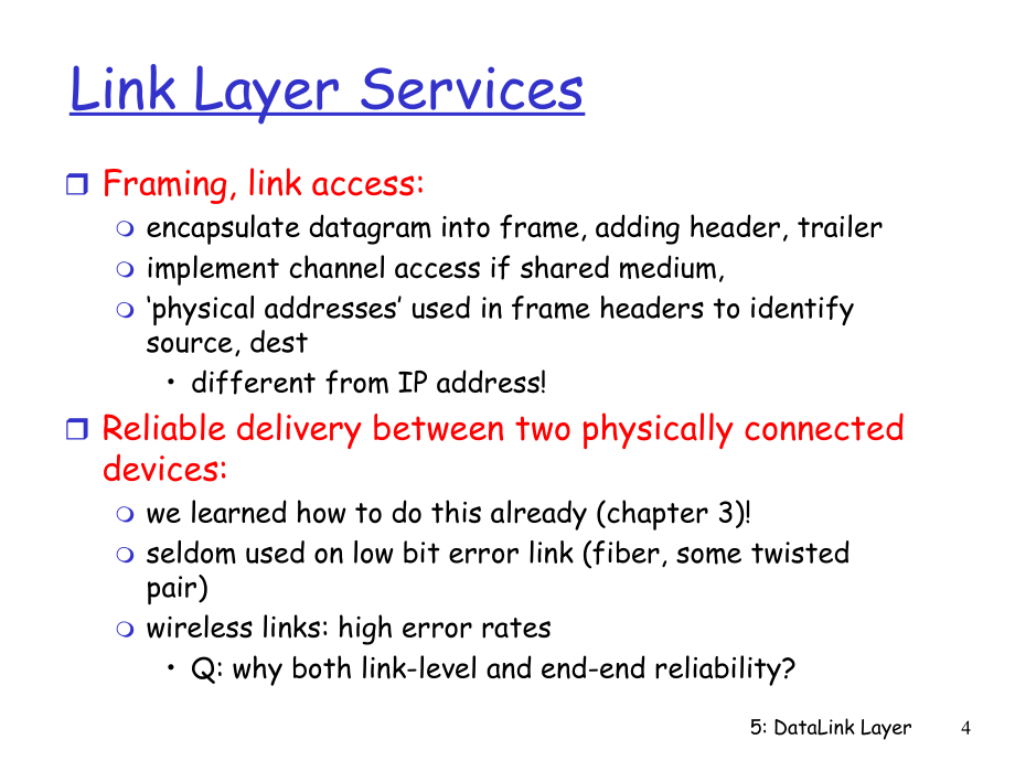 全套英文版《计算机网络》PPT电子课件教案-Chapter 5 The Data Link Layer_第4页