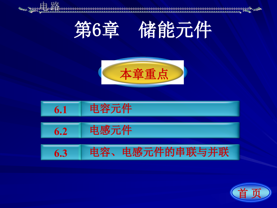 《电路》电子课件教案邱关源版 第6章 储能元件_第1页