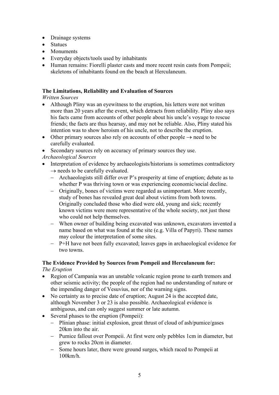 Pompeii and Herculaneum Summary - RedfieldAncient_第5页