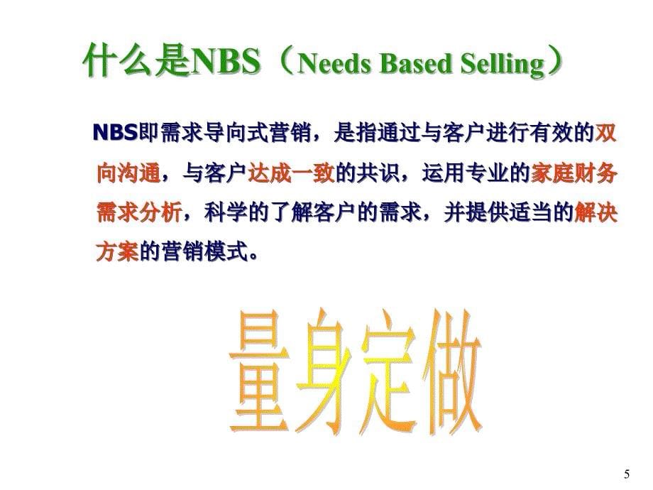 如何在招募面谈中展示NBS销售方式Sam_第5页