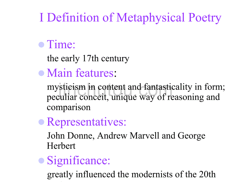 Metaphysical poetry and John Donne_第4页