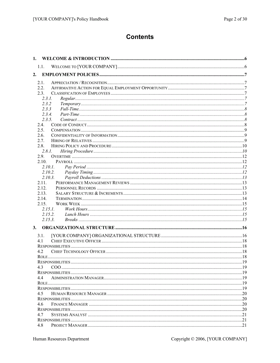 Company Policy Handbook_第2页