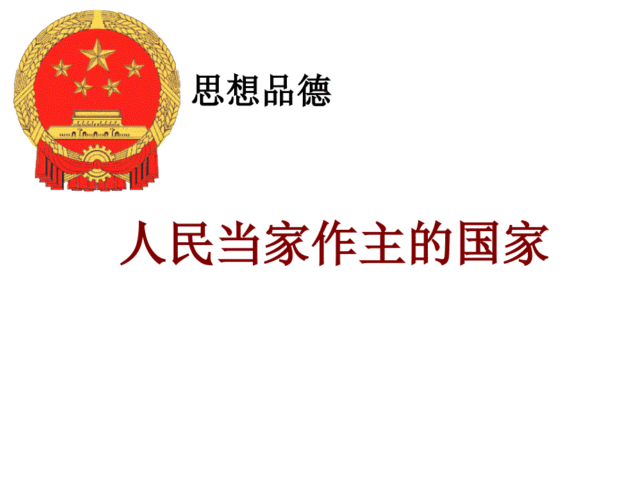 人民当家做主的国家课件1_第3页