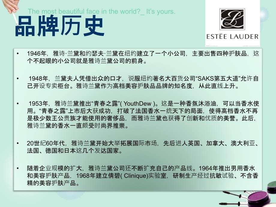 雅诗兰黛营销分析_第5页