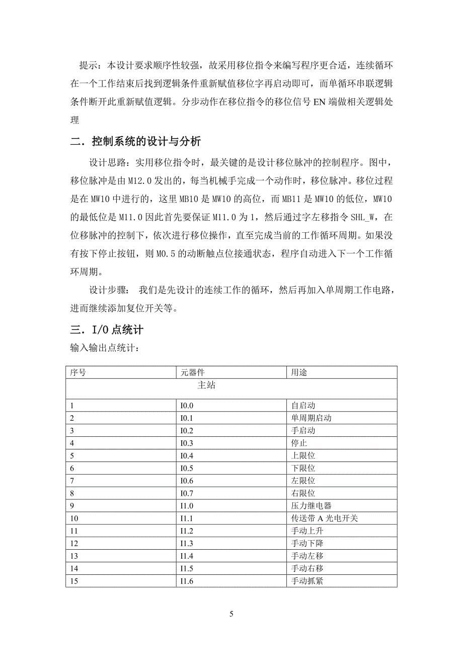 机械手PLC网络控制系统设计_第5页