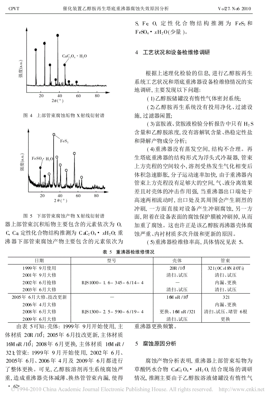 催化装置乙醇胺再生塔底重沸器腐蚀失效原因分析_第4页