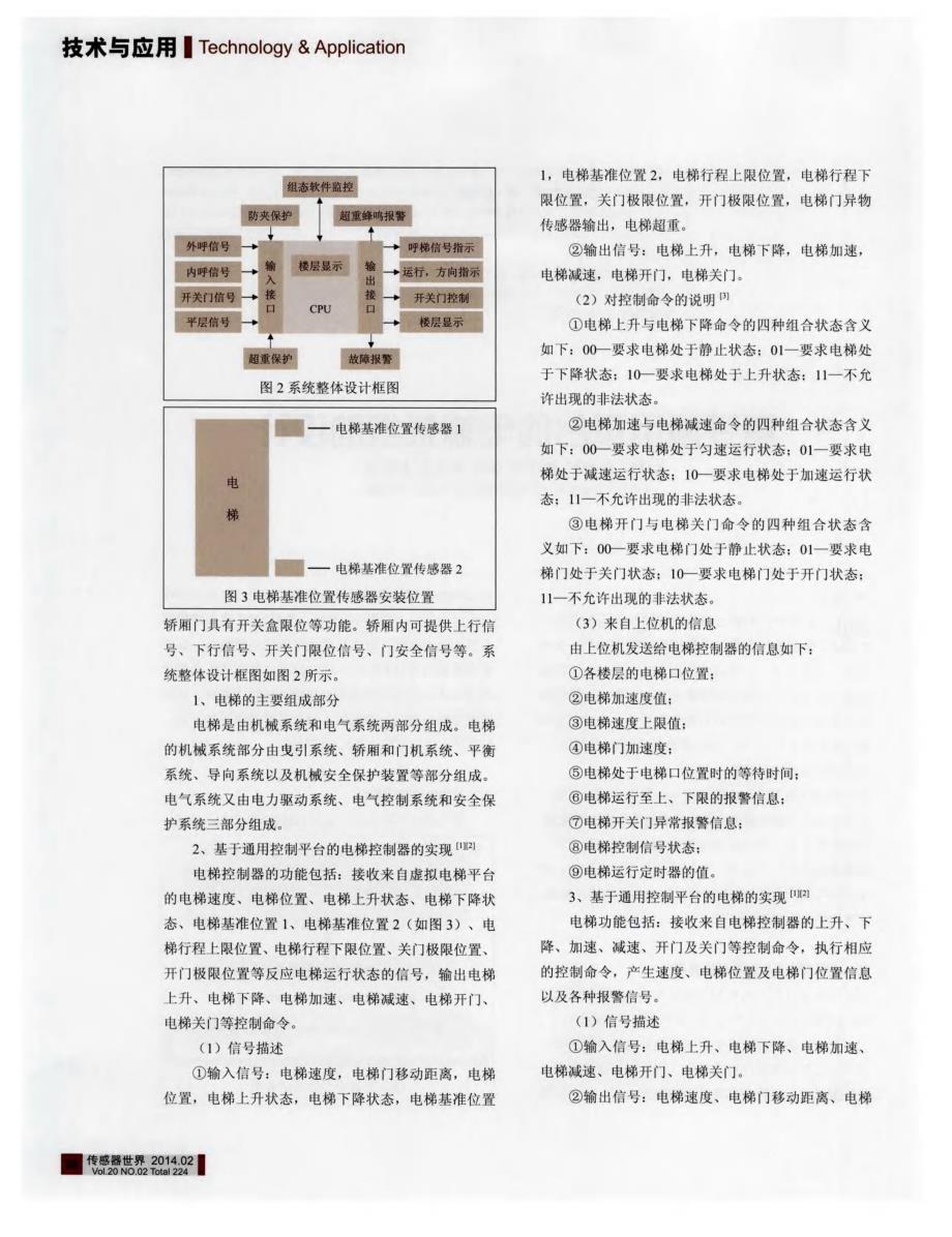 基于通用平台的电梯系统的设计_第2页