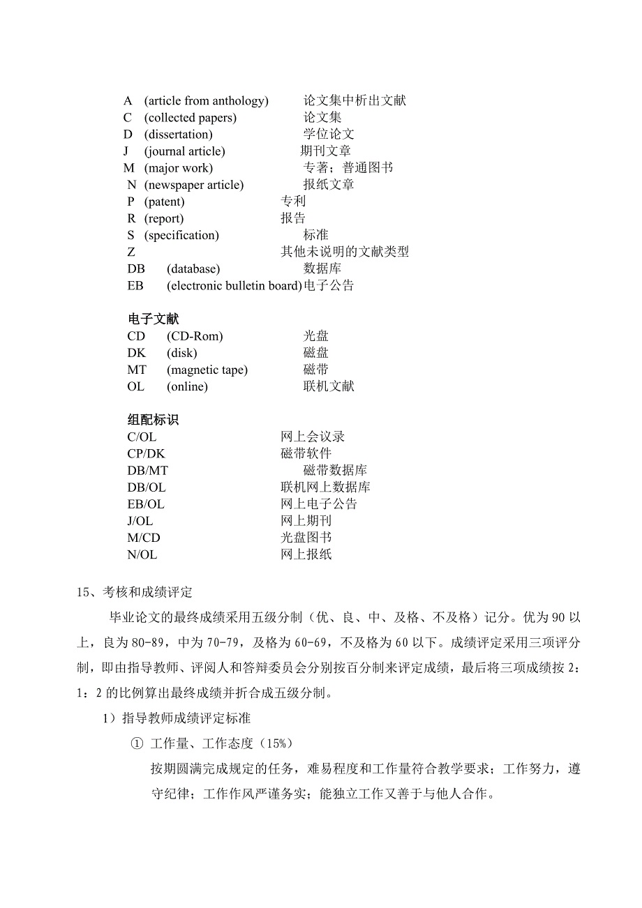 烟台大学外语学院英语专业本科毕业论文写作规范20090_第3页