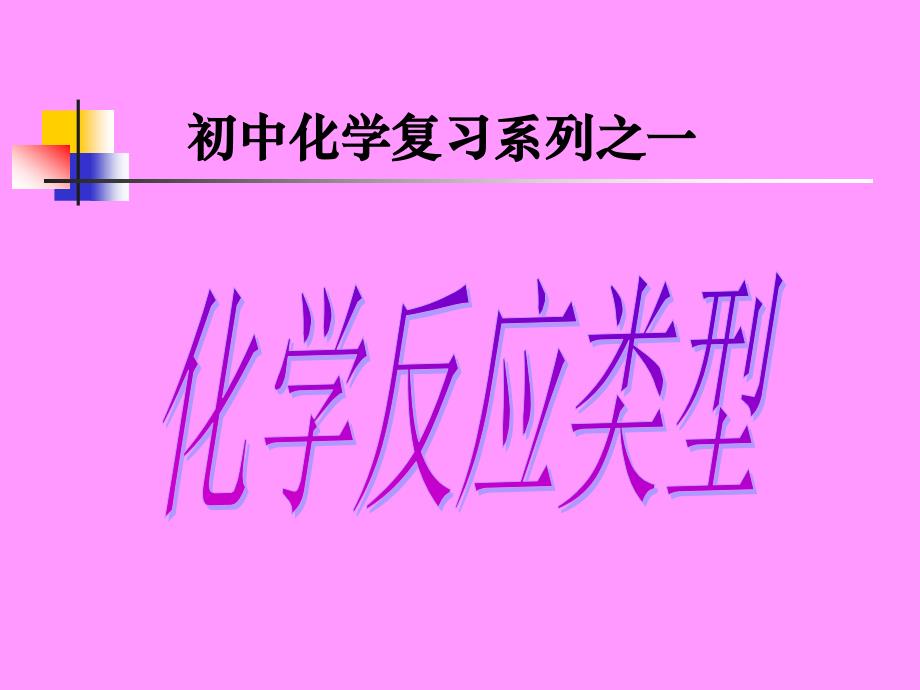 化学反应类型课件_第1页