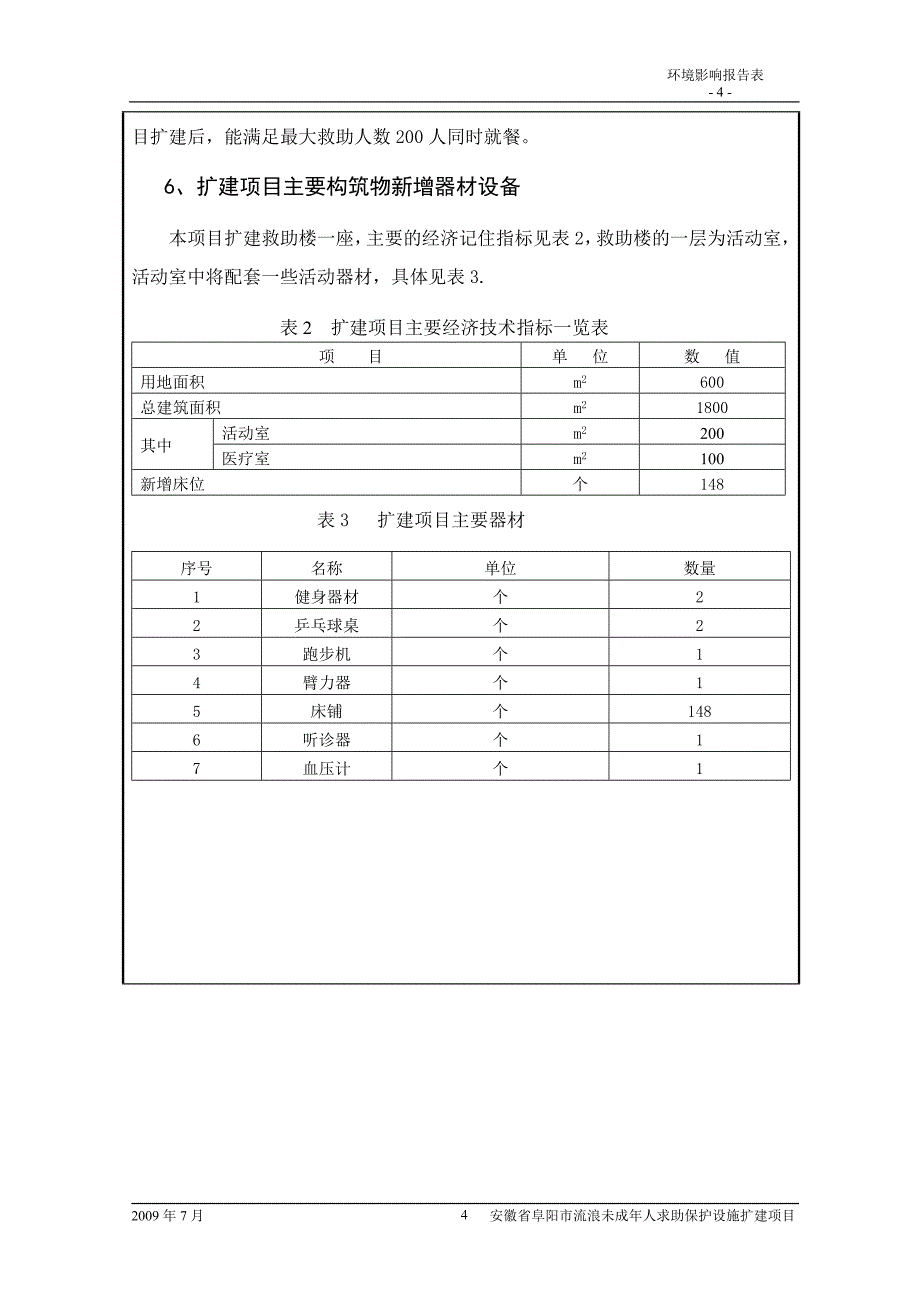 流浪未成年人救助保护设施项目环境影响报告表_第4页