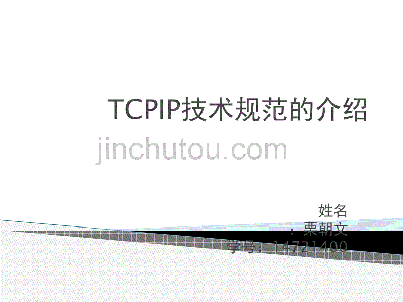 TCPIP技术规范的介绍_第1页