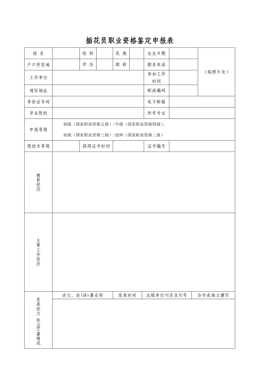 插花员培训班报名表_第2页