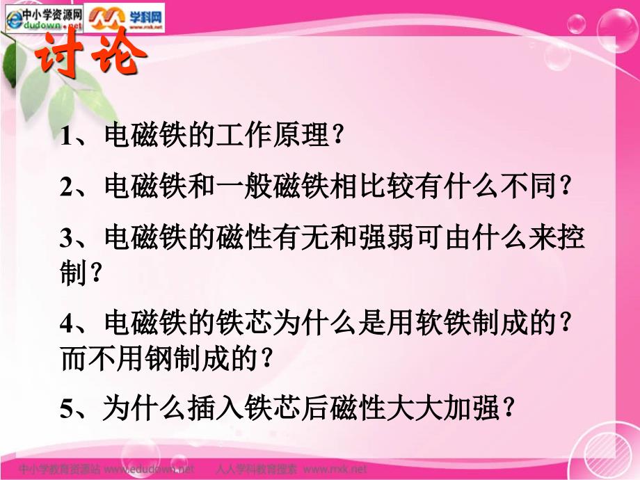 人教版物理八下9.3《电与磁》三 电生磁PPT课件9_第3页