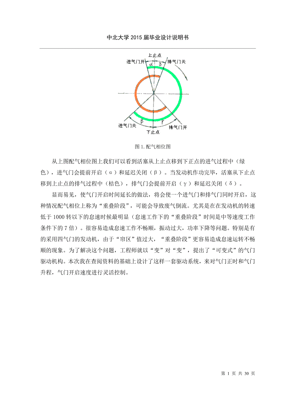 电控可变气门驱动机构设计毕业设计说明书_第2页