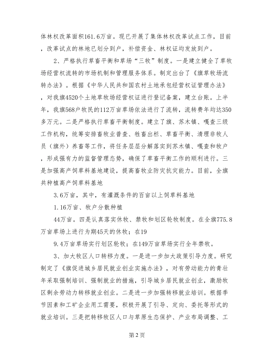 关于上半年度重点工作、重点项目落实情况的督查报告_第2页