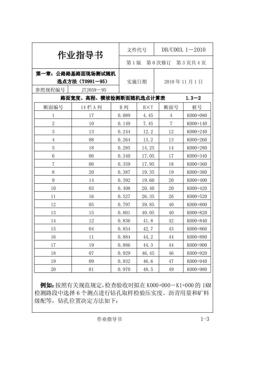 公路工程质量检测作业指导书【绝版好资料，看到就别错过】_第5页